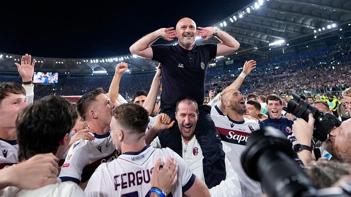 **Usai Apes di 3 Final, Italiano dan Bologna Raih Kemenangan Bersejarah di Coppa Italia**