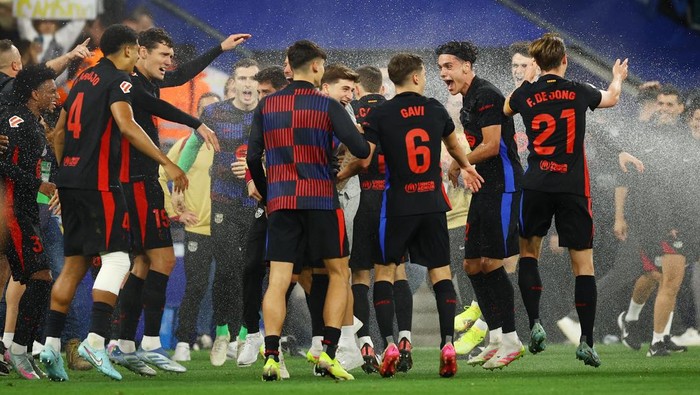 **Barcelona Kunci Titel ke-28 dengan Kemenangan atas Espanyol, Tetap Berjarak dari Real Madrid**