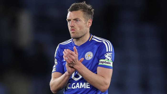 **Jamie Vardy Beraksi di Laga Terakhir Leicester vs Ipswich Town di Pekan ke-37**