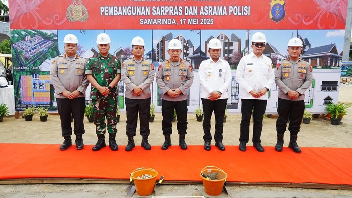Kapolri Guncang Samarinda! Groundbreaking Asrama Polresta, Pelayanan Masyarakat Terdongkrak