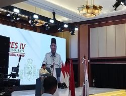 Prabowo: “Selamat atas Lancarnya Kongres Tidar, Biasanya Acara Serupa Ricuh”
