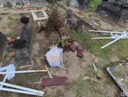 Remaja 16 Tahun Diamankan Setelah Rusak Nisan Salib di Bantul