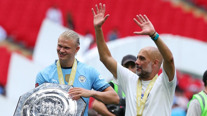 **Manchester City Tanpa Trofi Piala FA, Guardiola Fokus pada Community Shield**