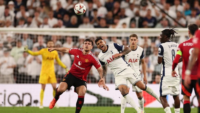 **Panas! Harry Maguire Vs Cristian Romero: Ketegangan di Final Liga Europa**
