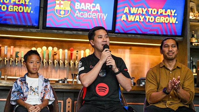**72 Pesepakbola Muda Indonesia Bersiap Latih Bersama Barca Academy di Sentul City**