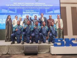 **SKF dan PTFI Berikan Dukungan Penuh bagi Papua Football Academy di Gothia Cup 2025**