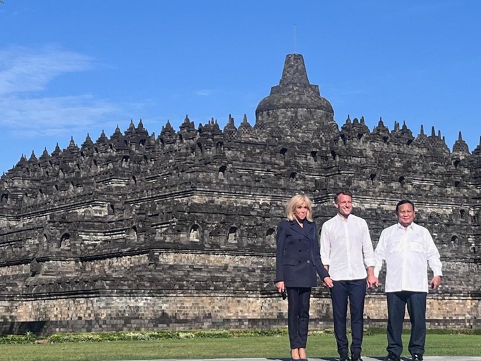 RI-Prancis Bersatu di Borobudur, Macron: