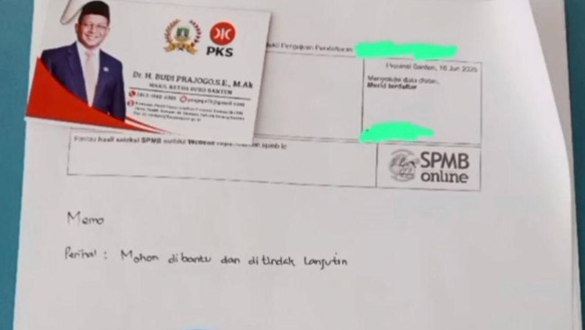 **Hilang Jabatan Wakil Ketua DPRD Banten: Memo Titip Siswa SPMB Jadi Bumerang的政治危机**
