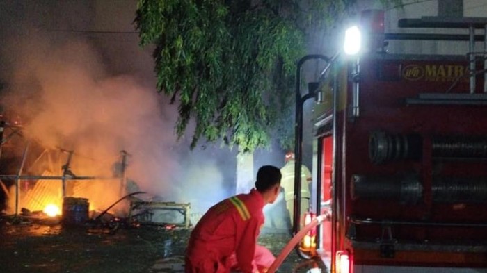4 Kios di Pasar Cibinong Bogor Terbakar, Gas Bocor Diduga sebagai Penyebabnya