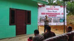 Polres Rohul Bedah Rumah Warga, Wujud Kepedulian Polisi ke Masyarakat Terlihat dari Aksi Nyata!