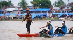 Polres Kuansing Amankan Tepian Rajo, Dukung Pacu Jalur Mendunia!