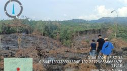 Polres Inhu Cepat Tangkap Pelaku Pembakaran Lahan dekat TN Bukit Tigapuluh dalam 24 Jam