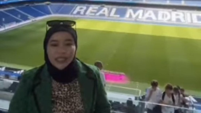Viral Istri Bupati Enrekang Bikin Video di Stadion Real Madrid, Pemkab Buka Suara