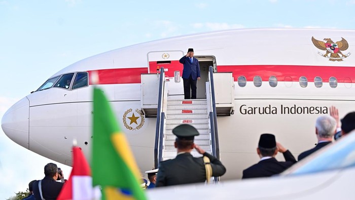 Prabowo Akhiri Lawatan Bertemu Lula, Tinggalkan Brasil dengan Agenda Diplomasi Terpenuhi