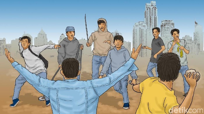 9 Pemuda Diterjuni Polisi Sebelum Wadah Penculikan di Jakpus, 3 Senjata Tercanggih Disita