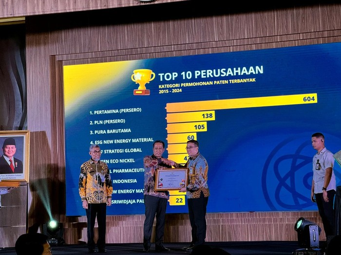 Pertamina Rebut Gelar Pemohon Paten Terbanyak, 604 Inovasi dalam 10 Tahun