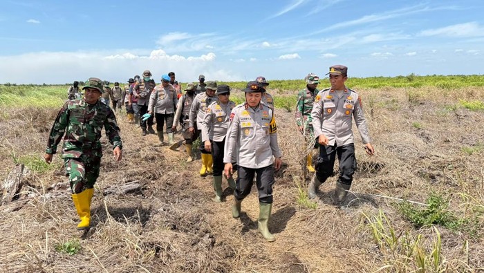 Kapolda Riau Berikan Peringatan Keras kepada Pembakar 100 Ha Lahan di Rohil, Tindakan ini Menyebabkan Kekhawatiran Besar!