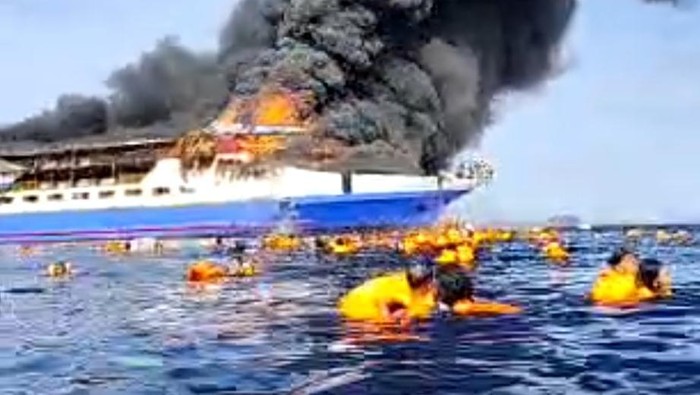 Kapal Terbakar, Penumpang Nyungsep ke Laut di Pulau Taliase Sulut: Tragedi atau Aksi Desperado?