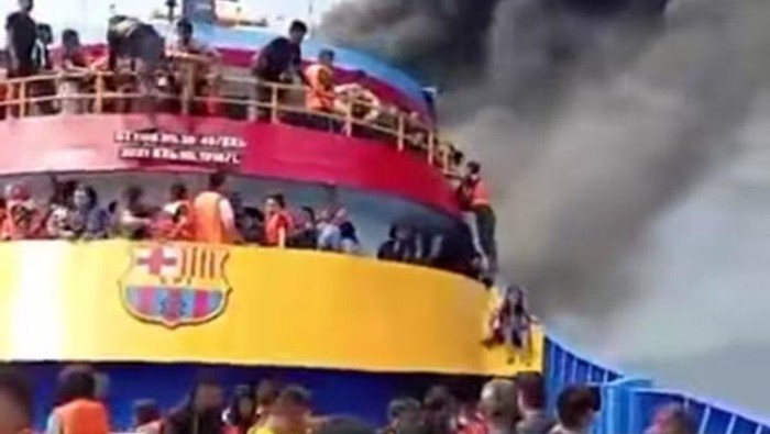 **Terkuak! Kisah Menyedihkan Penumpang KM Barcelona Saat Kapal Terbakar, Babi Terlupakan**