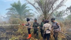 **Karhutla di Dumai Memasuki Hari Kedua, Polri dan TNI Terus Berjuang Lawan Api**