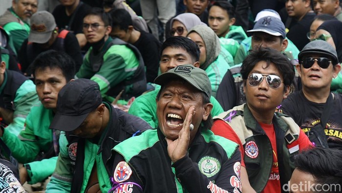 Demo Massal Driver Ojol di Istana Hari Ini, Ini Tuntutannya!