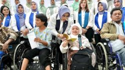 DWP Kemensos Dorong Kemandirian Disabilitas dengan Bantuan Kursi Roda-Sembako di Yogyakarta