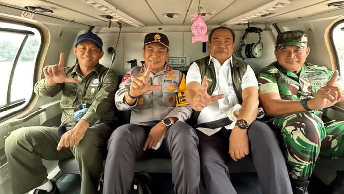 Kapolda Riau, Menhut, dan Pangdam Bersatu Tacklenya Karhutla di Rohil!