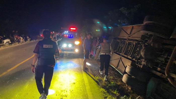 Sopir Bus Maut Jadi Tersangka, 4 Jemaah Umrah Jambi Tragis