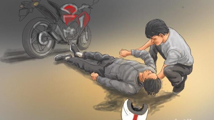 Tragis! Pengendara Motor Tewas Kecelakaan di TB Simatupang, Jaksel