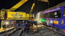 Lokasi Anjloknya KA Argo Bromo Anggrek Sudah Bisa Dilintasi Kereta, Jalur Stasiun Pegadenbaru Dibuka Kembali