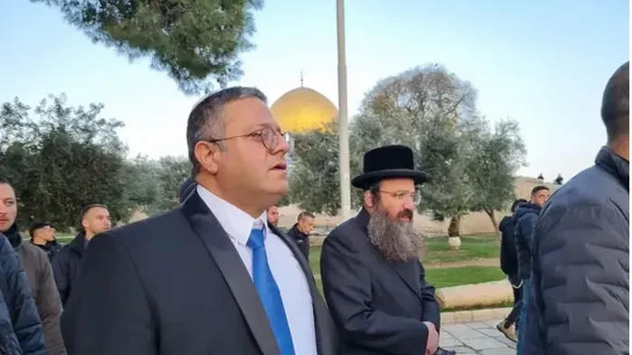 Menteri Keamanan Israel Tuai Kecaman Setelah Pimpin Ibadah Yahudi di Al-Aqsa