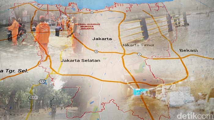 BPBD: Banjir di Seluruh Wilayah Jakarta Surut - Update 1