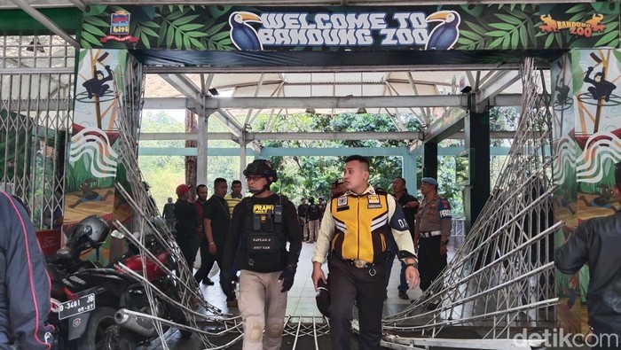 Bandung Zoo Ditutup, Ribuan Massa Paksa Masuk dan Jebol Gerbang Lobi