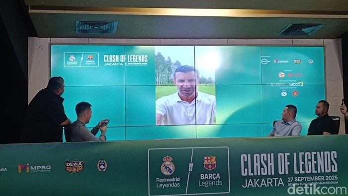 El Clasico Legend Duel di Jakarta: Figo, Pepe, Puyol Bakal Main - Update 1