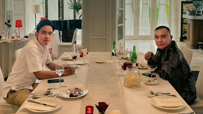 Gibran Makan Siang Bersama Dasco dengan Menu Bakso dan Dendeng Balado, Apakah Ada Pesan Politik di Baliknya?