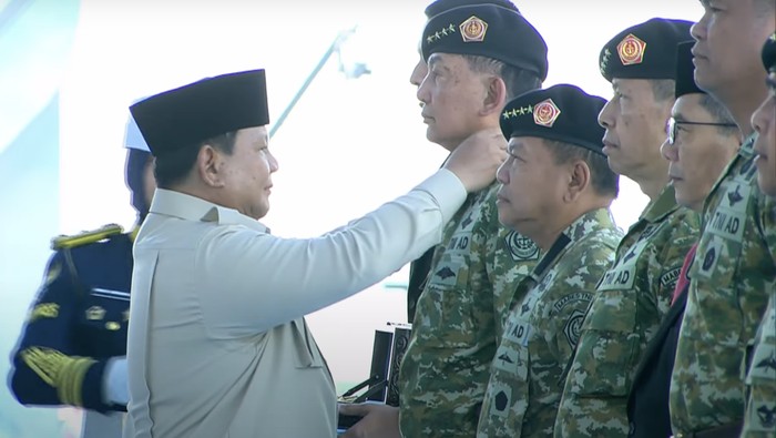 Mereka Penerima Jenderal Kehormatan dari Presiden Prabowo - Update 1