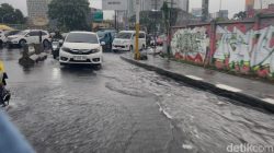 “Genangan di Margonda Depok Bikin Lalin Macet, Hujan Deras Jadi Penyebab Utama”