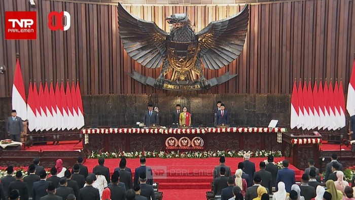 604 Anggota Dewan Hadiri Sidang Tahunan MPR, Prabowo Siap Bersuara