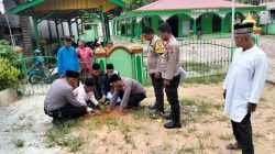 Tanam Pohon, Polisi Berikan Contoh Hijau di LAM Medang Kampai
