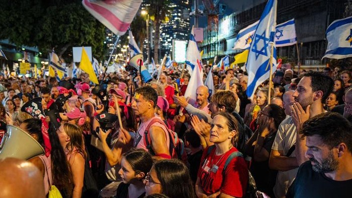Dunia Hari Ini: Israel Gelar Protes Nasional Menuntut Diakhirinya Perang Gaza - Update 1
