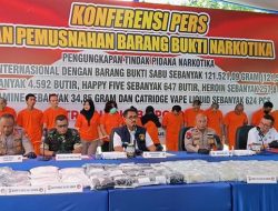Kado HUT RI, Polda Riau Bongkar Kasus Sabu Rp 42,5 M – Update 1