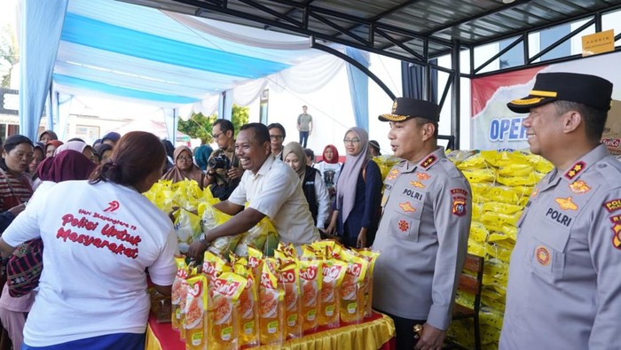 Polda Riau Hadirkan GPM di Pelalawan, 7 Ton Beras Habis Terjual dalam Waktu Singkat
