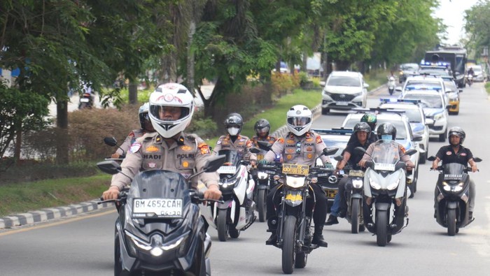 Polres Pelalawan Luncurkan Operasi Keamanan Berkesan dengan 300 Personel