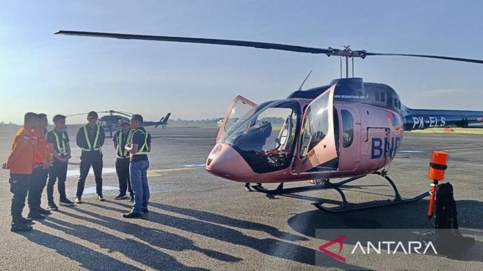 **Hari Kedua Heli Hilang di Kalsel, SAR Gabungan Siagakan Udara dan Darat**