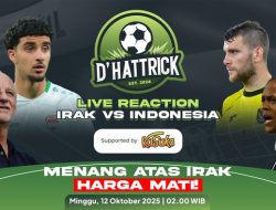 **”d’Hattrick Live Reaction Irak Vs Indonesia: Laga Pencapaian Garuda ke Piala Dunia 2026!”**