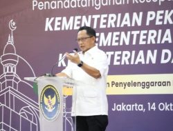 **Mendagri Tito Karnavian Teken MoU Bersama Menteri PU-Menag, Dukung Infrastruktur Pesantren**