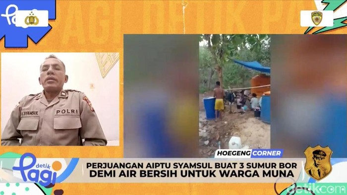 Aiptu Syamsul, Dari Kredit Rp 500 Juta ke Bank Hingga 3 Sumur Bor yang Mengubah Hidup Warga Muna