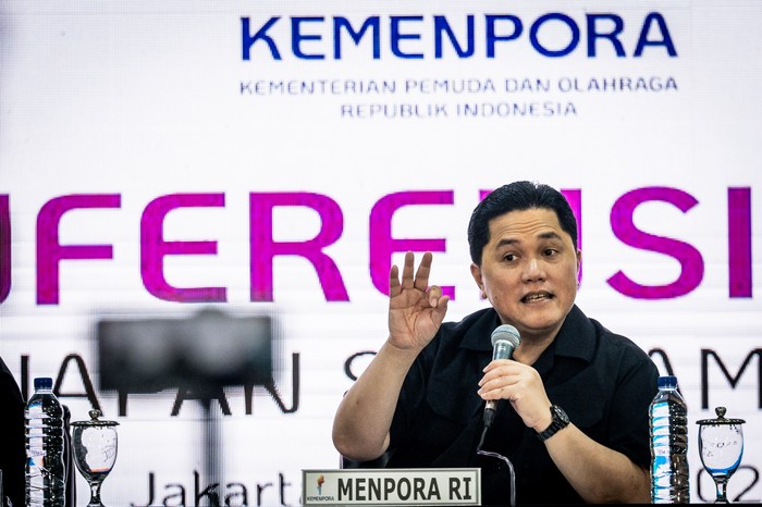 **Menpora Erick Thohir Tetap Tertutup Soal Sepakbola SEA Games 2025**