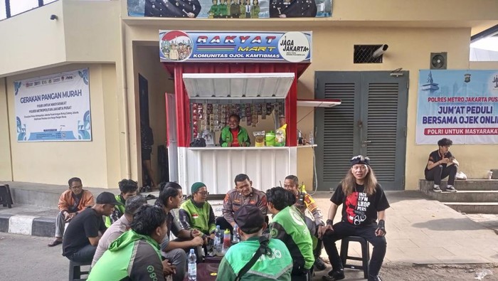Polres Jakpus Berinovasi, Gerai Rakyat Mart Jadi Solusi Kesejahteraan Ojol