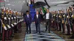 **Presiden Brasil Lula da Silva Tiba di Jakarta, Siap Damaikan Hubungan dengan Prabowo**